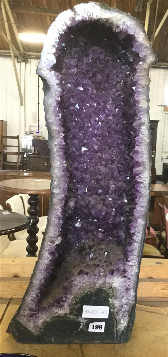 Amethyst crystals